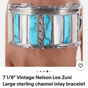 Sterling Silver and Turquoise Bracelet